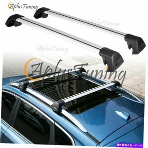 フォルクスワーゲンVWティグアン2010-2016クロスバークロスバールーフラックロック可能Fit for Volkswagen VW Tiguan 2010-2016 Crossbar