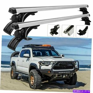 トヨタタコマ48 アルミニウムカートップルーフラッククロスバー貨物荷物キャリア用For Toyota Tacoma 48 Aluminum Car Top Roof Rack Cr