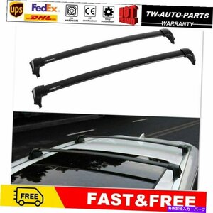 2PCSアルミニウムルーフレールラッククロスバークロスバーフィットホンダCRV CR-V 2017-20212Pcs Aluminum Roof Rail Rack Cross Bar Cros