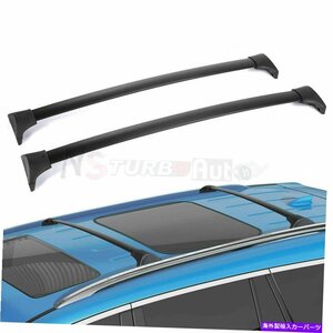 2PCSアルミニウムルーフレールラッククロスバークロスバーはホンダパイロット2016-2020に適合します2Pcs Aluminum Roof Rail Rack Cross B