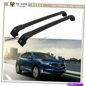 2PCSルーフレールラッククロスバークロスバーフィットホンダアキュラRDX 2019 2020 20212Pcs Roof Rail Rack Cross Bar Crossbar Fit for