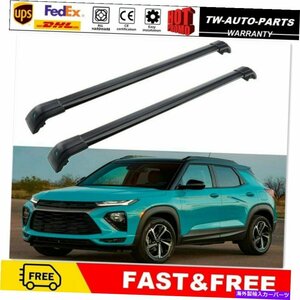 2PCSルーフレールラッククロスバークロスバーフィットシボレーシボレートレイルブレイザー20212Pcs Roof Rail Rack Cross Bar Crossbar Fi