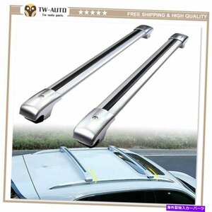 2005-2015の2PCSフィットKIAスポーツルーフレールラックホルダークロスバークロスバー2Pcs Fits for 2005-2015 Kia Sportage Roof Rail Ra