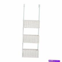 ドアの上のsei家具3ティア垂直ストレージオーガナイザー、白SEI Furniture Over The Door 3 Tier Vertical Storage Organizer, White_画像2