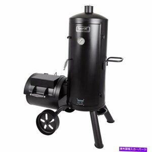 dyna-glo垂直オフセットチャコール喫煙者＆グリルヘビーゲージスチール構造Dyna-Glo Vertical Offset Charcoal Smoker & Grill Heavy Gaug