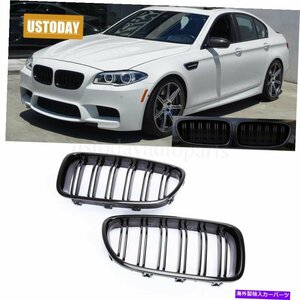 F10 F11 BMW 5シリーズ2011-2016 4DOOR光沢のある黒いフロント腎臓グリルグリルFor F10 F11 BMW 5 Series 2011-2016 4Door Glossy Black F