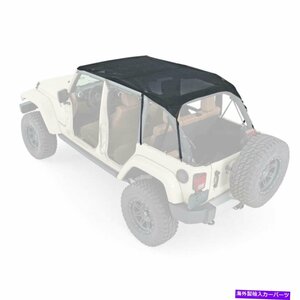 メッシュ拡張ソフトトップ10-18ラングラーJK 4博士ブラックスミトリビルトMesh Extended Soft Top 10-18 Wrangler JK 4 DR Black Smittlyb