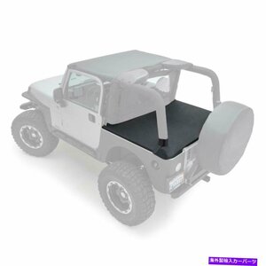 カバーOEMソフトトップW/シャネルマウントフィット97-06ラングラーTJブラックディアスミティビルトCover OEM Soft Top W/Chanel Mount fit