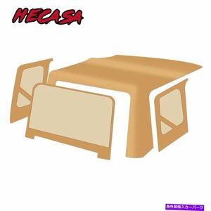 ヘカサスパイス97-06ジープラングラーTJの柔らかいトップバックウィンドウHECASA Spice Soft Top Back Windows For 97-06 Jeep Wrangler T