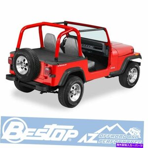 '86 -'91ジープラングラーYJブラックデニムW/ソフトトップのベストロップダスターデッキカバーBestop Duster Deck Cover For '86-'91 Jeep