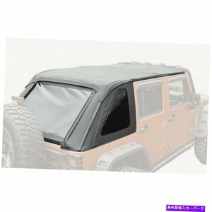 頑丈なリッジ13750.38ボウレスソフトトップフィット07-18ラングラー（JK）Rugged Ridge 13750.38 Bowless Soft Top Fits 07-18 Wrangler (