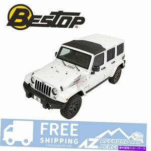 07-18のハルトップブラックダイヤモンドのベストロップサンライダージープラングラーJK JKU 52453-35Bestop Sunrider for Hartop Black Di