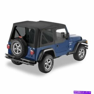 ジープラングラーTJ 97-02ブラックデニムトップソフト交換51124-15Fits Jeep Wrangler TJ 97-02 Black Denim Tops Soft Replacement 51124