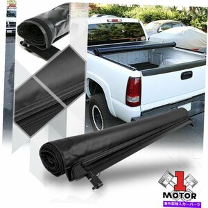 ショートベッドトノーカバー5フィートソフトトップロールアップフリートサイド15-19コロラド/キャニオンShort Bed Tonneau Cover 5Ft Soft