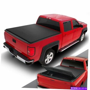 2014-2019 TOYOTA TUNDRA 6.5 ftベッドソフトトップ折りたたみ3つのトンノーカバーFor 2014-2019 Toyota Tundra 6.5 Ft Bed Soft Top Fold