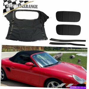 ポルシェボクスター986 1997-2002コンバーチブルソフトトップw/プラスチックウィンドウの交換用For Porsche Boxster 986 1997-2002 Conver