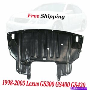 1998年から2005年のレクサスGS300 GS400 GS430新しいエンジンスプラッシュガードカバーブラックFor 1998-2005 Lexus GS300 GS400 GS430 Ne
