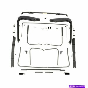 ジープラングラーの頑丈なリッジTJ 1997-2006ファクトリーソフトトップハードウェアRugged Ridge For Jeep Wrangler TJ 1997-2006 Factory