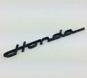 Honda クラシック エンブレム ブラック 筆記体 215mm×23mm ホンダ モンキー ゴリラ エイプ シャリー ダックス 