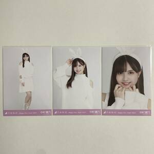 乃木坂46 中村麗乃 干支 兎 生写真 コンプ 検) web 限定 うさぎ HappyNewYear! 2023