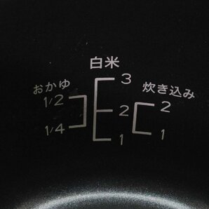 2024年製 KOM 3合炊き マイコン炊飯ジャー コンパクトライスクッカー 炊飯器 HK-CRC03 ブラック 一人暮らし◆828f10の画像5