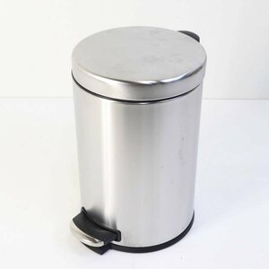 simplehuman シンプルヒューマン 6L ラウンドステップカン ゴミ箱 蓋付き ペダル式 ステンレス製 ダストボックス★829v16