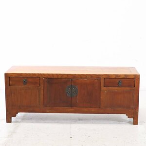  Joseon Dynasty furniture width 95cm double doors door low board sideboard decoration pcs television stand chest of drawers Korea Asian old .. antique style *835h15