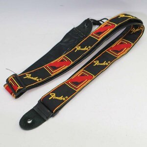 Fender fender guitar strap black Logo *836f07