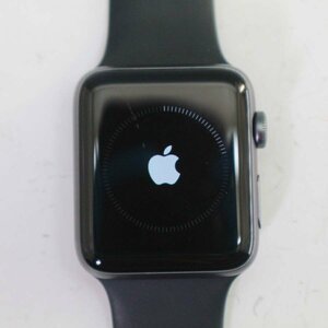  рабочий товар Apple Watch series2 NIKE+ 42mm Apple часы Space серый aluminium кейс черный спорт частота *836f22