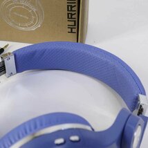 美品 Bluedio ハリケーン T2S Bluetooth 4.1 ヘッドセット ブルー ワイヤレスヘッドフォン ヘッドホン ブルーディオ★837v23_画像5