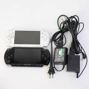 PSP PlayStation портативный корпус 2 шт. комплект (PSP-1000/PSP-2000) AC адаптор /32GB 128MB карта памяти имеется *838v15