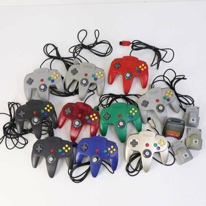  Nintendo 64 controller only 10 piece set 64GB pack + oscillation pack attaching *839v17