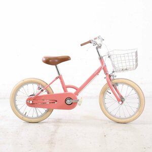 TOKYOBIKE 16インチ 子供用自転車 適応身長95cm～115cm 16×1.75 モモ(ピンク) 前カゴ付き 3～6歳くらい キッズ ジュニア★837h11