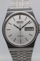 【SEIKO】Chronos QUARTZ 8123 STAINLESS STEEL JAPAN S 中古品時計 電池交換済み 24.5.12 _画像8