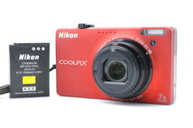 ★実用並品★ ニコン NIKON COOLPIX S6000 レッド_画像1