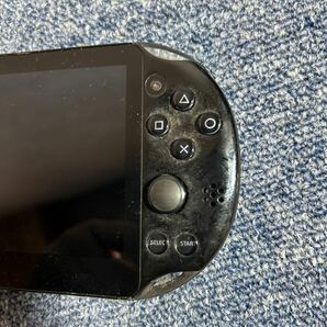 【ジャンク品】SONY ソニー PlayStation Vita PSVITA modelPCH-2000 ブラック 汚れ傷有 本体のみ 通電動作未確認の画像4