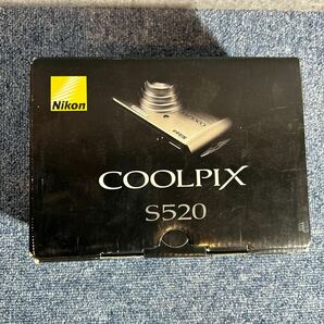 【美品】Nikon ニコン COOLPIX S520 コンパクトデジタルカメラ シルバー 通電動作未確認 の画像1