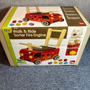 I*m toy walk & Ride Sorter Fire Engine младенец игрушка машина загрязнения есть б/у текущее состояние товар за границей производства 