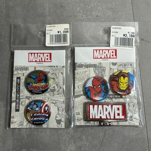 【まとめ売り】 マーベル 缶バッジ 磁石 スパイダーマン アイアンマン キャプテン・アメリカ ピンバッチ ディズニー キャラクター 