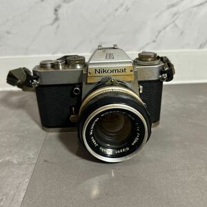 中古現状品 Nikomat EL NIKKOR-S Auto 1:1.4 f=50mm no.330785 フィルムカメラ NIKON ニコン動作未確認