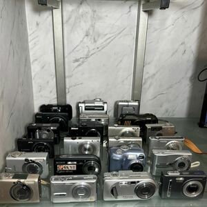 【ジャンク品】【デジカメまとめ売り 22点】カメラ Panasonic/Canon/SONY /CASIO/SANYO/Nikon/pentax/OLYMPUS 240510k05