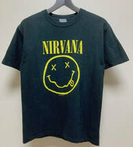 00s NIRVANA Tシャツ M&O Sサイズ ニルヴァーナ ビンテージ ロック バンド_画像7