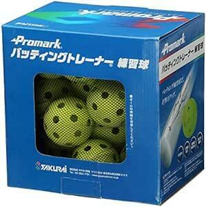 サクライ貿易(SAKURAI) Promark(プロマーク) 野球 トレーニング バッティング 穴空き ボール 上達練習球 20球