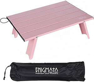 ENIGMATA アウトドア テーブル キャンプ用品 ミニテーブル アルミ製 ピクニックテーブル 折りたたみ式 コンパクト 超軽量
