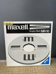 mak cell maxell open reel tape metal reel MR-10 sound recording 10 number 