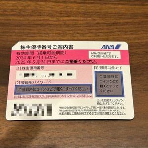 【送料無料】ANA株主優待券　2025年5月31日迄