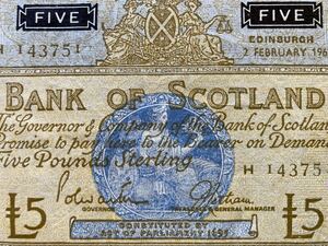 稀少 イギリス 英国 紙幣 旧札 1967年（検索 古銭 札 記念 スコットランド イングランド アイルランド ヨーロッパ 欧州 ポンド ユーロ ドル