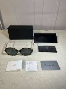 [ secondhand goods ]Christian Dior Christian Dior sunglasses Diorama 8F geo llama 0T41l 5817 145 HM3 box case instructions glasses .. attaching 