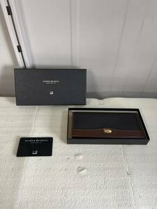 【中古品】ALFRED DUNHILL アルフレッド ダンヒル 長財布 財布 ケース カード 付き dunhill 