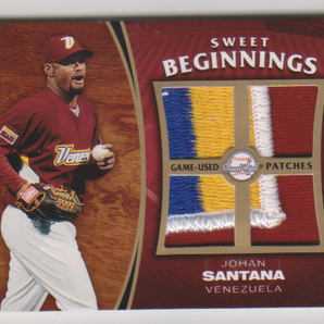 Johan Santana ヨハン・サンタナ WBC国旗パッチ ベネズエラ Patch Sweet Spot Update 2006の画像1